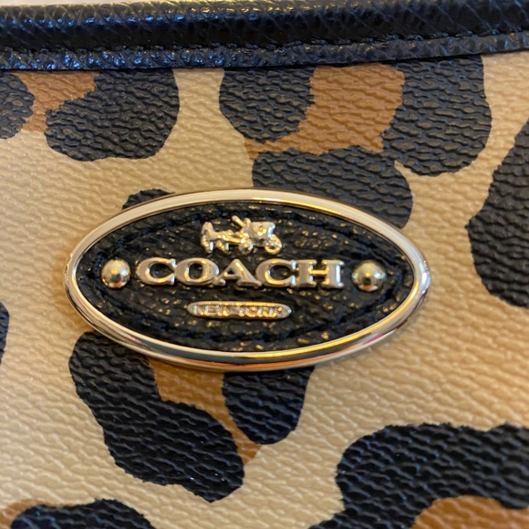 Coach Leopard Print Tote Bag - Picture 2 of 6